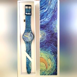 Swatch MoMA Starry Night watch